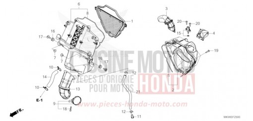 FILTRE A AIR NC750XAS de 2025